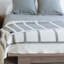 Reversible Framed Stripe Wool Throw-16873888