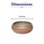 Bol en porcelaine biologique de qualité supérieure MOHENJODARO, 383 ml