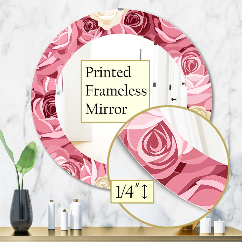 Miroir mural Blossom, H 31,5 po x l po