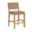 Tabouret à hauteur de comptoir en suède tissé avec pieds en bois massif, paquet de 4-1746367329-1798612885-1800429889