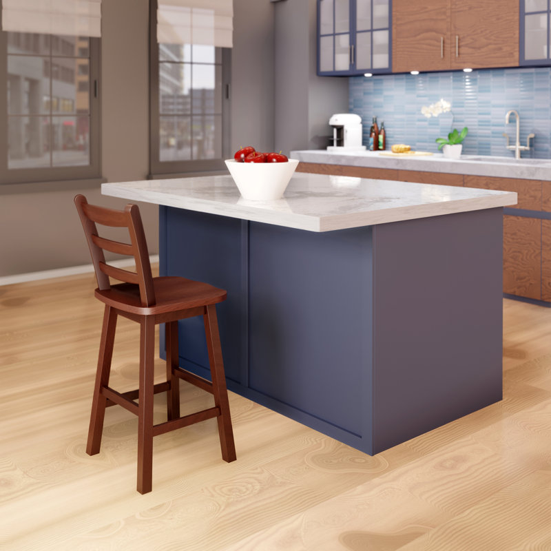 Joyate Swivel Solid Wood Counter Stool, Counter Stool (25” Seat Height)
