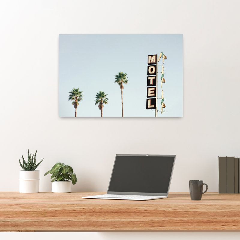 Diving Ladies Abstract Contemporary Wall Art, 16" H x 24" W