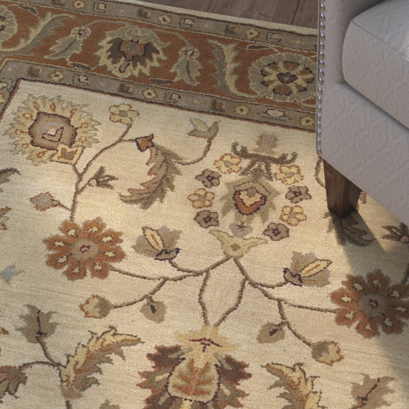 Stanford Hand Tufted Wool Oriental Indoor Rug, Rectangle 10' x 14'