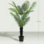 Lifelike Artificial Areca Palm, Stable Potted Fake Plant, Nature Inspired Decor for Indoor Spaces