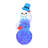 Swirling Lights Snowman with Tipping Hat Inflatable