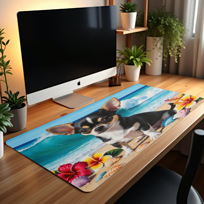 Polyester Desk Pad, 31.5x15.5