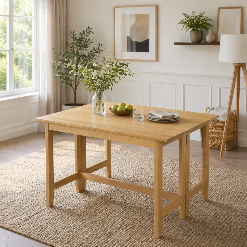 Table de salle à manger à rallonge Farmhouse, Naturel
