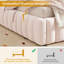 Velvet Princess Kids Ottoman Bed 90x190cm, Shell Headboard & Hydraulic Lift-Up Storage Base-1637929426