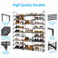 Range-chaussures 46 paires empilable