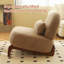 Chaise d'appoint avec pieds en bois massif-1584845517