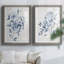 Inky Chickory Botanical I-Premium, reproduction d'art encadrée - prête à être accrochée-130722646-130722647