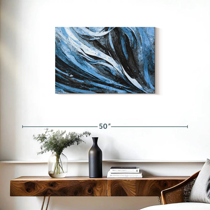 Avery Abstract Blue Breeze