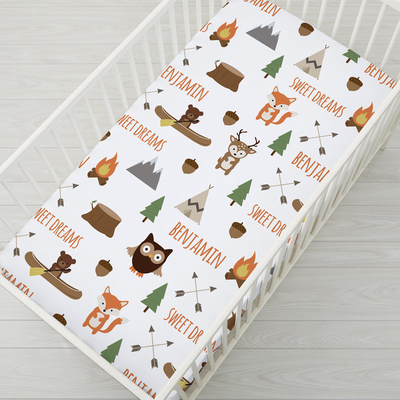 Drap-housse pour lit de bébé Woodland Adventure, Oui
