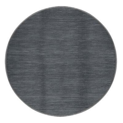 Tapis gris uni lavable à la machine