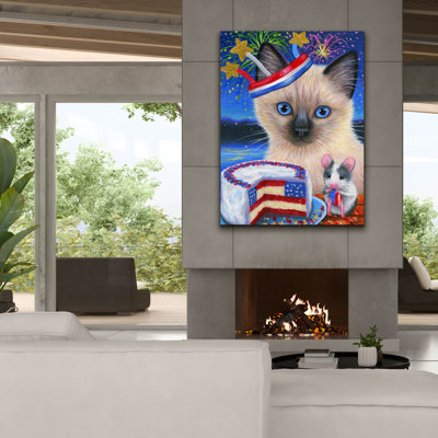 «« Cici's Celebration »par Bridget Voth, art mural sur toile» par Bridget Voth