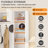 95"W Entryway Hall Tree With Multiple Storage Space-2010936526