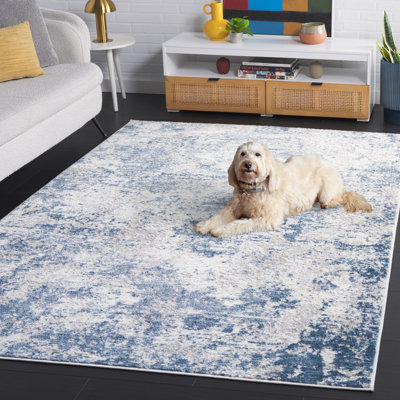Tapis abstrait Amelia Performance Performance