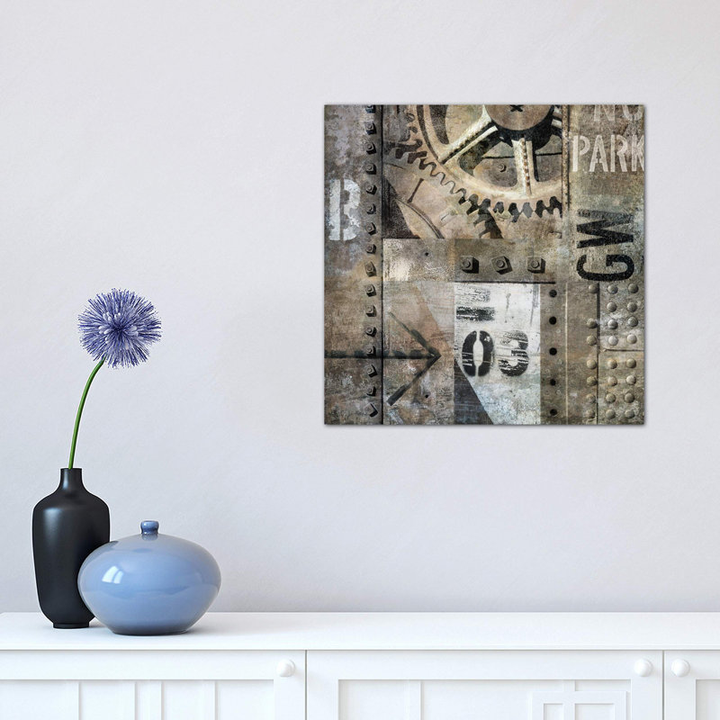 Industrial I by Dylan Matthews - Single Picture Frame Print on Canvas, 30.48 cm H x 30.48 cm W, Wrapped Canvas