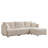 Combination Style Sofa, Modern Minimalist Sofa With 2 Comfort Cushions With Usb & C Charging Ports-190455240