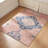 Davin Machine Washable Pink/Blue Rug-1859138154