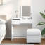 Dressing Table With Mirror 73X46.5X120 Cm-1541290150