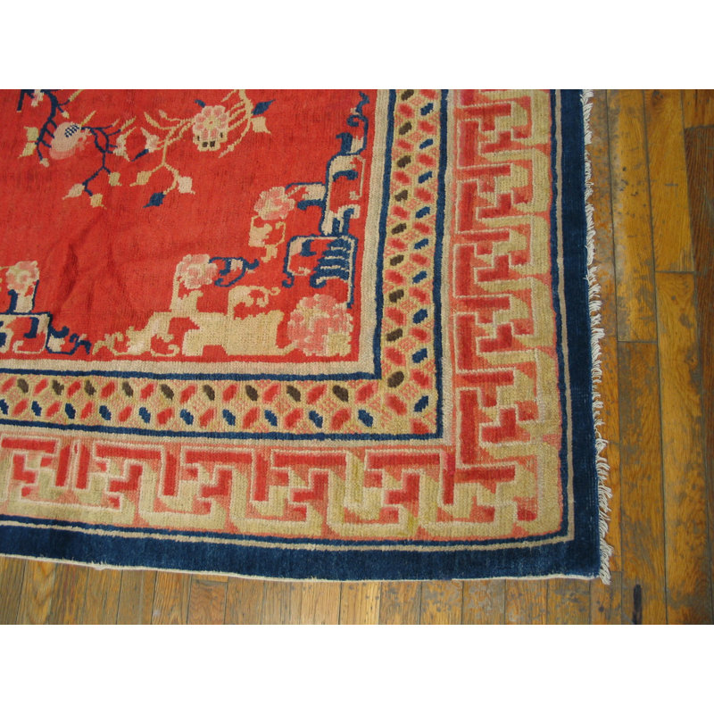 Tapis chinois antique en laine Baotou