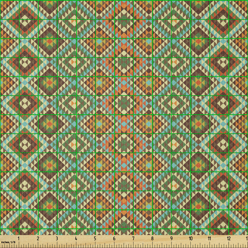 Ciarna Accents Symmetric Triangles Multi-Purpose Fabric