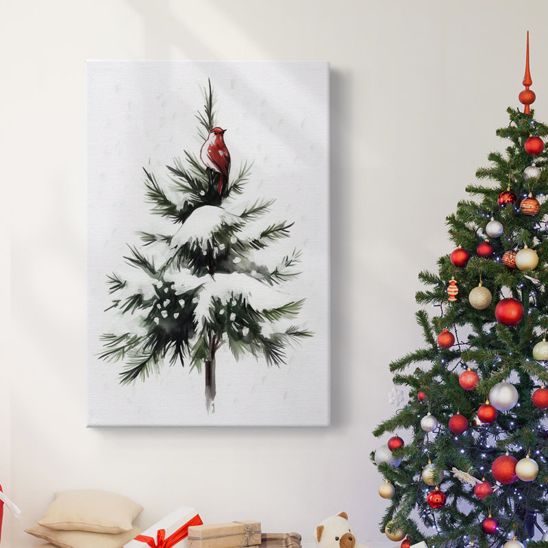 Art des Fêtes de Noël - Toile tendue avec châssis CD XXXII, H 24 po x l 16 po