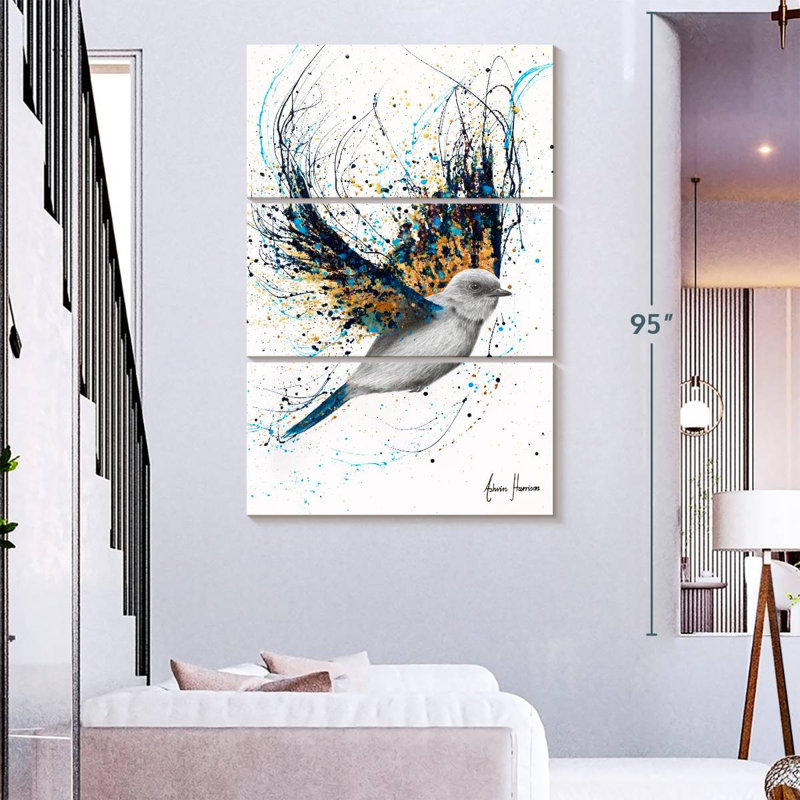 Oiseau-trésor Brampt, H 32 po x l 20 po