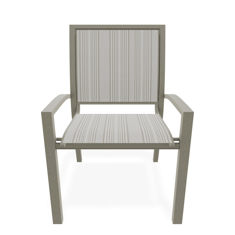 Kendall Outdoor Dining Chair, Storm, Harbor