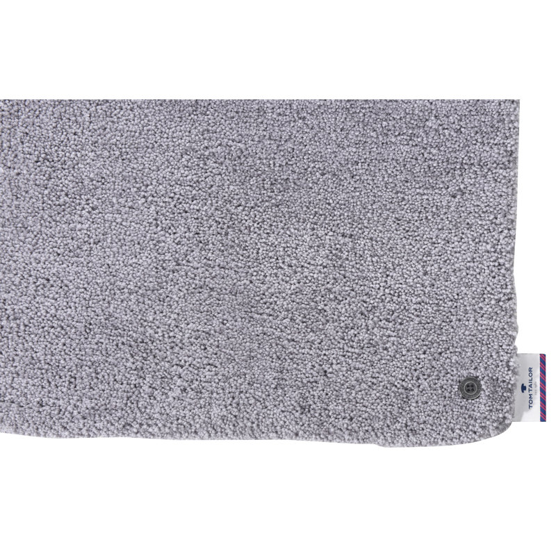 Non-Slip, Silver grey, Rectangular 70 x 120cm