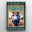 «Donkey I Licked It», impression sur toile-472728249
