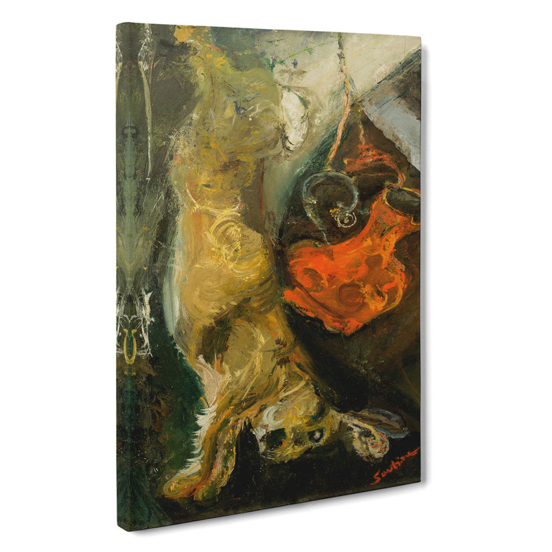 Rabbit Carcass by Chaim Soutine - Wrapped Canvas Painting, 60cm H x 40cm W x 3cm D