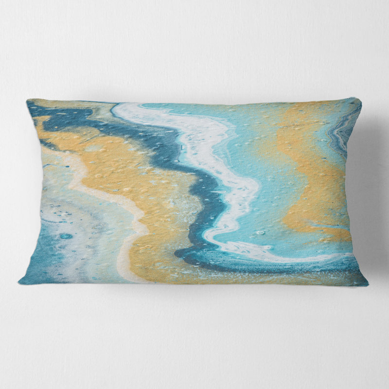 Housse et insert de coussin rectangulaire Marble Composition III