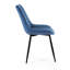 Losantville 46cm H Tufted Velvet Upholstered Upholstered Back Side Chair in Navy