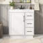 Freestanding Standard Single Vanity Bathroom Vanity With Top