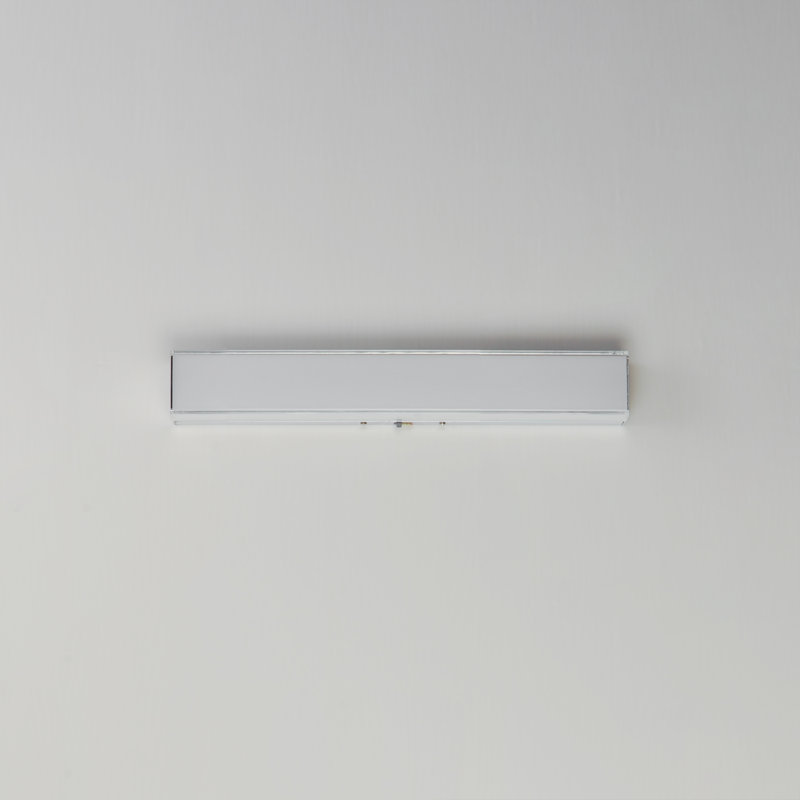 Barre d'éclairage de salle de bain Makayla, Chrome poli