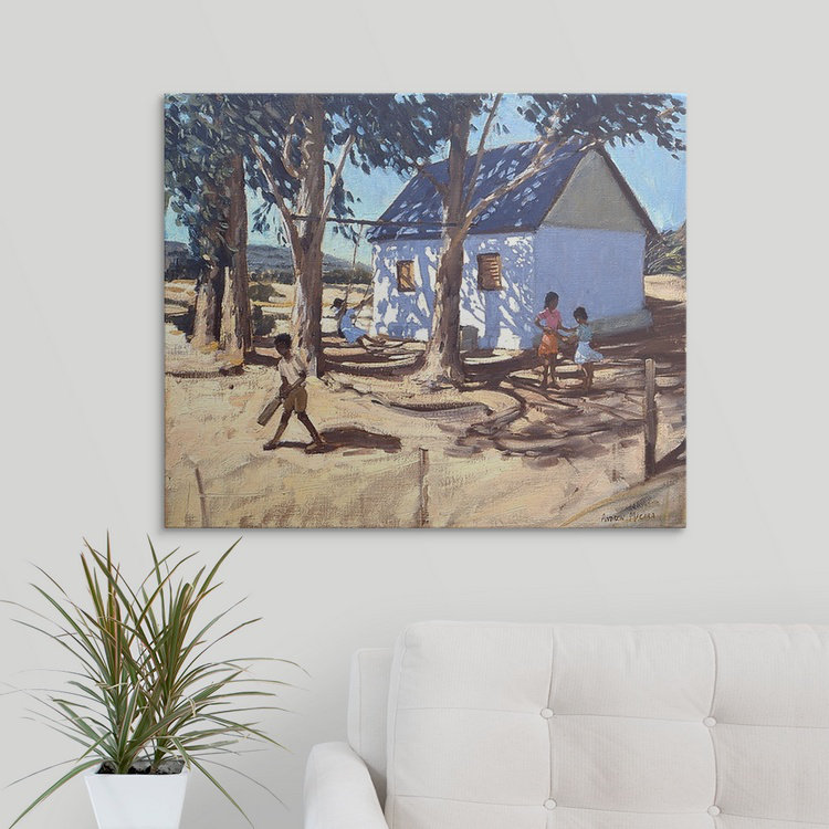 «Little White House Karoo South America» par Anmoore - reproduction imprimée, H 24 po x l 30 po x P 1,25 po, Toile