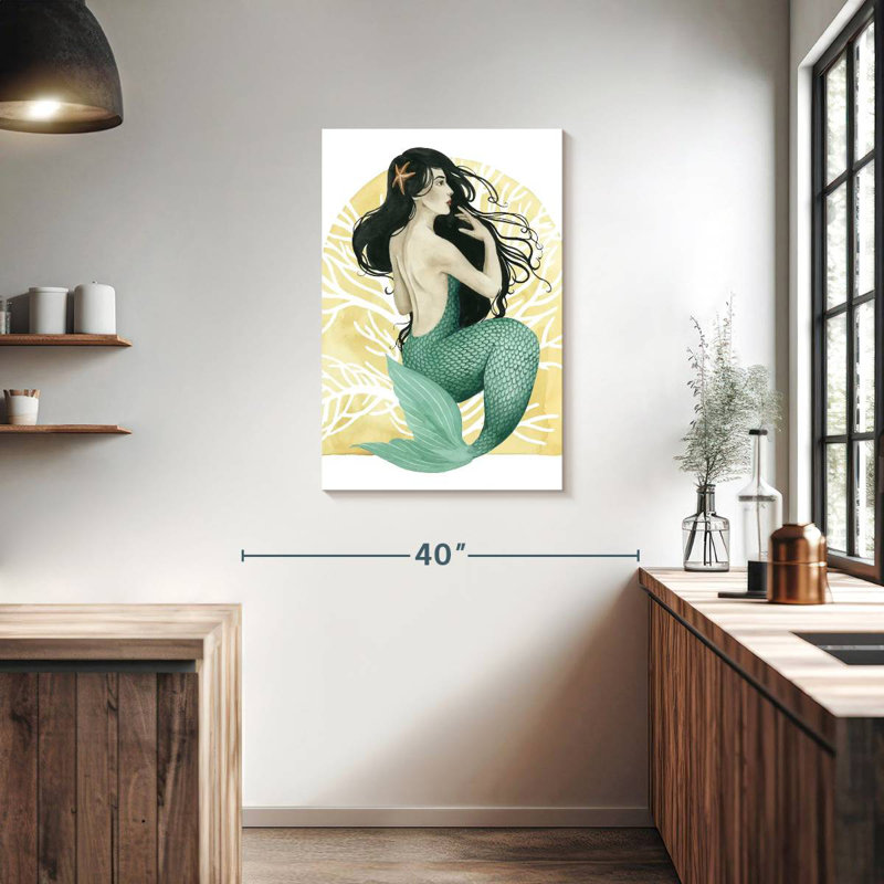 Ashelle Deco Mermaid II, H 36 po x l 24 po