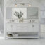 Meuble-lavabo double 73 po blanc Magnolia, avec comptoir en quartz blanc pur 1,5 po et lavabo rectangulaire-1462180769-1412983981