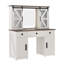 Bureau de coiffeuse avec miroir lumineux Farmhouse