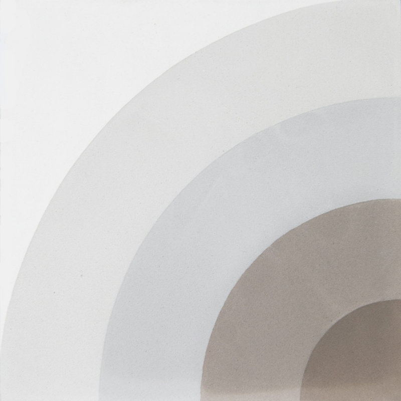 Carreau de ciment pour mur et plancher 8 po x 8 po Sunrise By Trina Turk, Mist