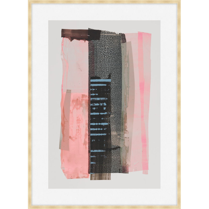 Pink Glazes 1 Print by Studio L57 Contempo, 33.75" H x 25.75" W