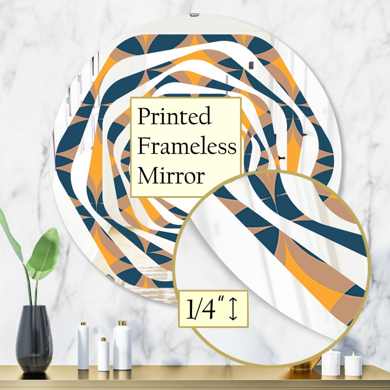 Miroir mural Whirl, H 31,5 po x l po