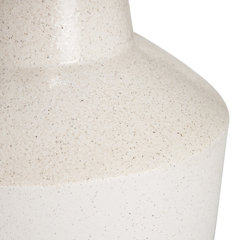 Lampe de table 27 "en céramique avec abat-jour crème