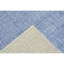 Hand Knotted Plaid Area Rug in Ivory/Blue-1597215630