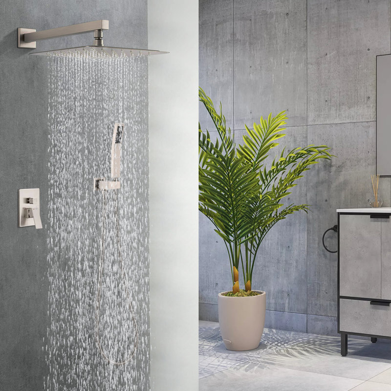 All-In-One Kit with Rough in-Valve, Brushed Nickel
