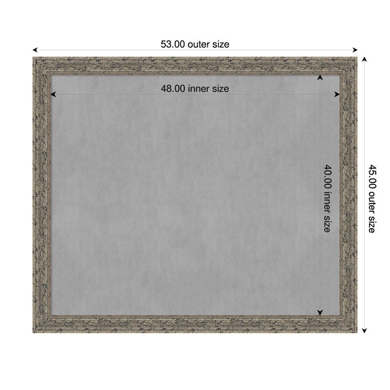 Tableau magnétique Attic Aged, H 45 po x l 53 po