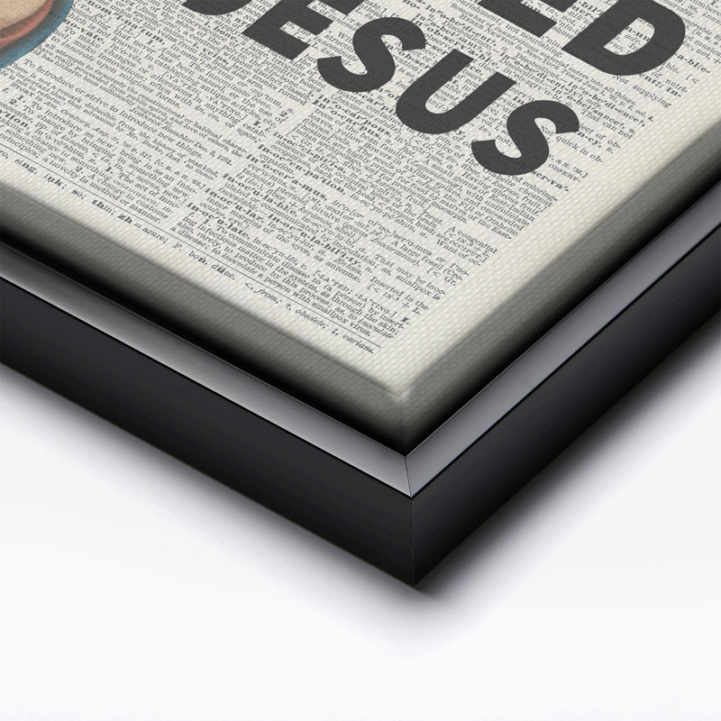 Y'all Need Jesus, Black Framed, Canvas, 18"H x 24"W