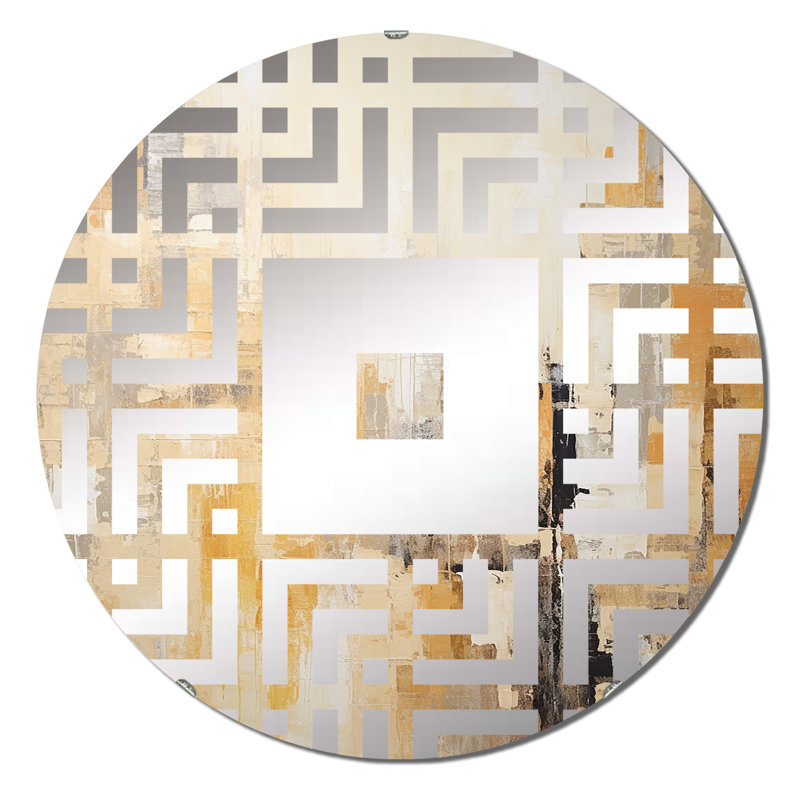 Burgwell - Miroir mural carré, 31,4 po x 31,4 po